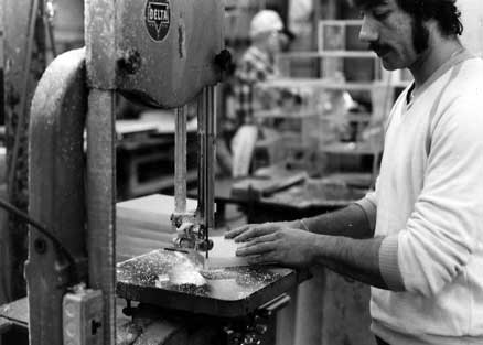 Bandsawing at Wilardy